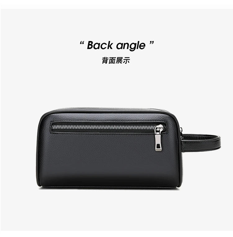 Men's Clutch Bag Fingerprint Lock Anti-theft Large Capacity Clutch Bag Wallet Business Men's Bag