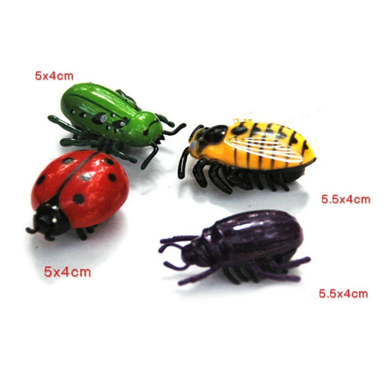 Beetle Ladybug Simulation Insect Toy Pet Cats Funny Rotating Electric Moving Interactive Playing Toys