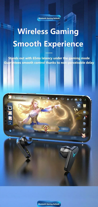NEW X15 TWS Earphones Bluetooth Wireless Gamer Headphones 65ms Low Latency Earbuds Fone Gamer Headset Gamer with Mic