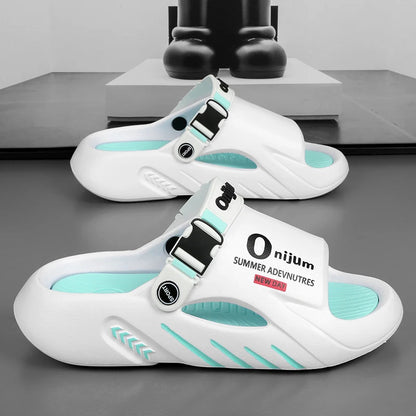 Male Flip Flops Massage Slippers Indoor Beach Clogs Outdoor Comfortable Sandals Soft Slides Men Casual Shoes Women Home Slippers