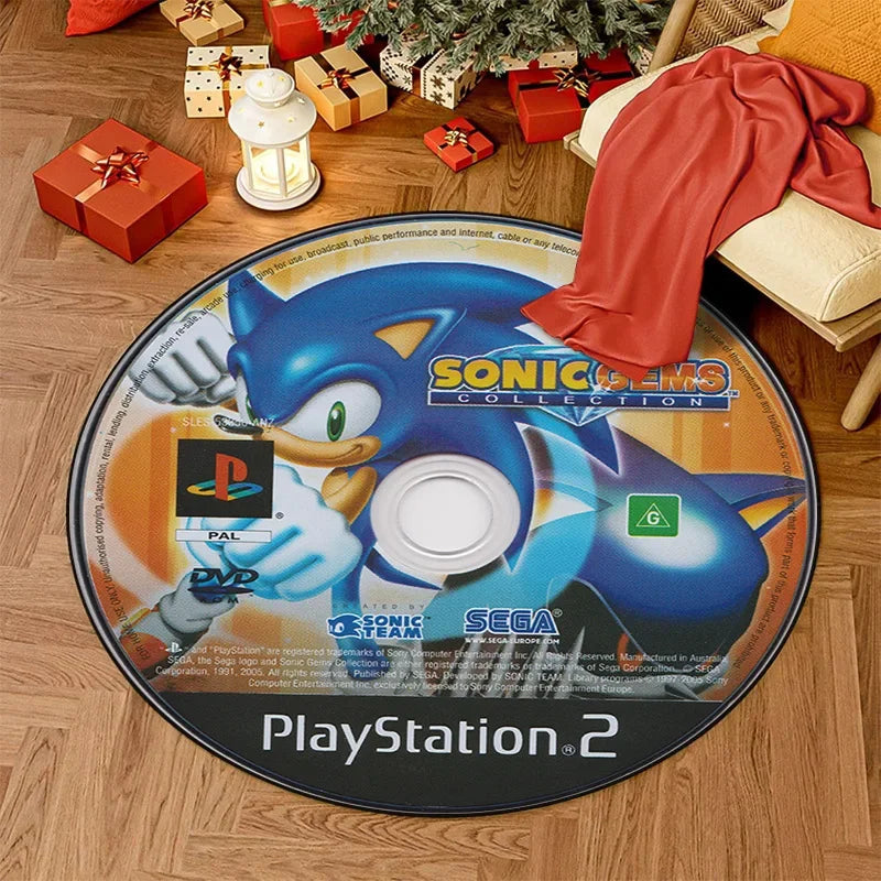 Cartoon Anime Game CD Carpet for Living Room Decor Bedroom Non-slip Rugs Bedside Soft Foot Mats Sofa Floor Mat Leisure Area Rug