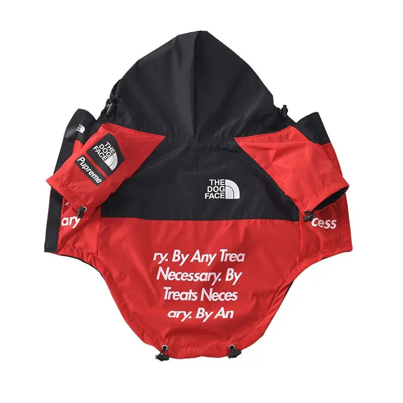 Pet Dog Waterproof Coat Dog Raincoat Reflective Dog Outdoor Clothes Hooded Jacket for Small Medium Large Dog Pet Supplies