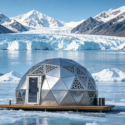 Geodesic Dome Tent Luxury Glamping Tent Waterproof Outdoor Dome House for Camping Resort Stay Customizable