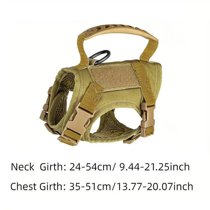 Escape Proof Cat Harness with Retractable Leash Set Adjustable Vest Harness with Handle for Outdoor Walking for Kitten Small Dog