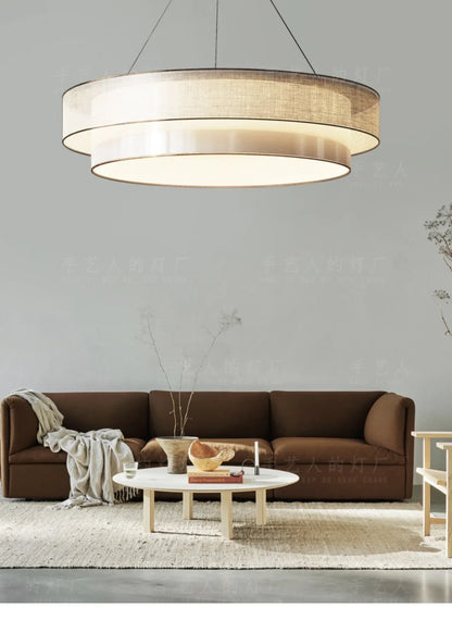 Nordic Fabric Art Led Pendant Lights For Living Dining Room Kitchen Coffee Tables Bedroom Chandelier Home Decor Light Fixture