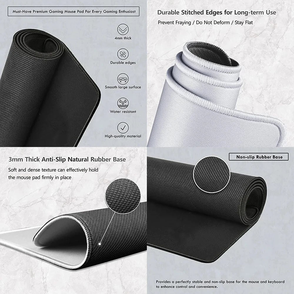 electronic panel Mouse Pad New Computer Home Mousepad XXL Desk Mats Natural Rubber Office Anti Slip Gaming Accessories pad