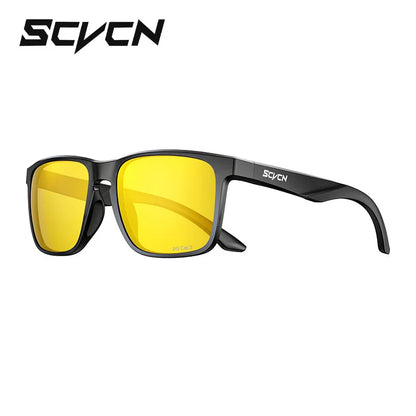 Scvcn Polarized Fishing Glasses UV400 Protect Eyes from Sunlight Anti-glare Lenses Professional Outdoor Driving Sunglasses