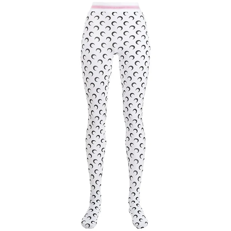 Fashionable Women Printed Elastic Jumpsuit New Summer Casual Seamless Tight Thin Women's High Waisted Leggings