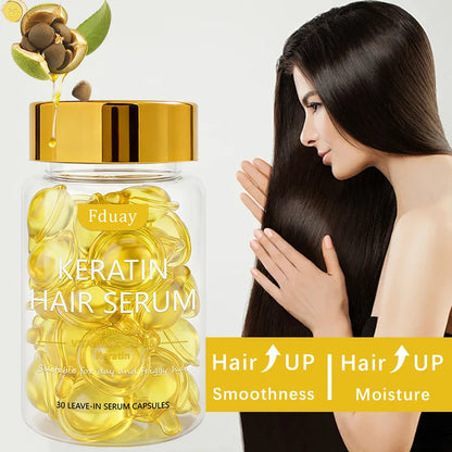 Australian Hair Care Non-Wash Essential Oil Rich in Keratin & Jojoba Seed Oil for Smooth Hair 1.5ml X 30pcs per Bottle