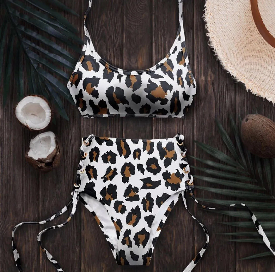 Bandage Bikini Sport Swimwear Women Swimsuit High Waist Bikini Set Push Up Maillot De Bain Femme Beachwear 2026 Bathing Suit