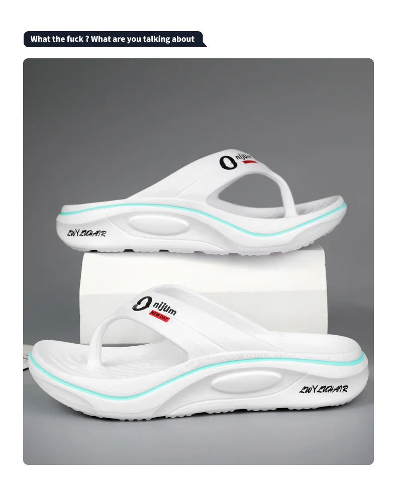 Summer Men Slippers Non Slip EVA Flip Flops Lightweight Home Sandals Soft High Quality Slides Fashion Outdoor Beach Bathroom
