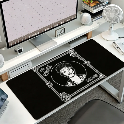 Singer B-Bruno Mars Mouse Pad Large Non-slip Lockedge Desktop Computer Desk Mat Keyboard Writing MousePad Office Gamer Student