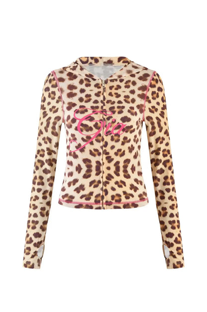 new shoulder letter printed open thread design slim fit hooded zipper short jacket shorts set
