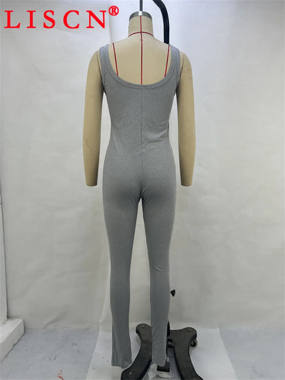 10 Wholesale Rompers Women Sleeveless Halter Lace Up Backless Jumpsuits Sexy Foot-pressing Y2k Fashion Clothing K17113