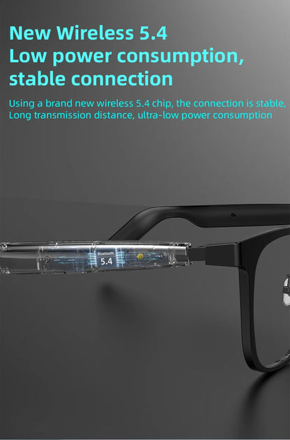 2-in-1 Smart Glasses With Magnetic Lenses Versatile, Clear Vision Enhanced Comfort TWS SG18pro