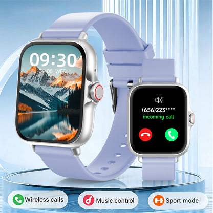 New Smart Watch 1.83'' Waterproof Message Answer Call Sports Pedometer Sleep Monitoring Information Alerts For IOS&Android