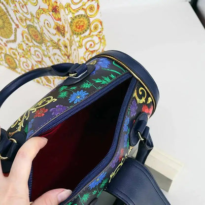 2026 Ladies Hand Bag Classic Geometric Pattern Large-capacity Pillow Handbags Women's Totes Microfiber Messenger Shoulder Bag