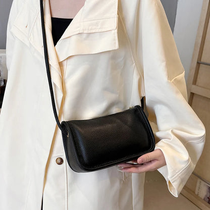 100%Real Cowhide Genuine Leather Sac Fashion Women Crossbody Bags For Ladies New High Capacity Shoulder Bag Handbag Female Purse