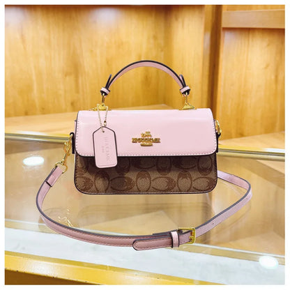 Advanced Women's Bag 2026 New Trendy Retro Small Square Bag Casual Versatile Women's Luxury Hand-Held Shoulder Crossbody Bag