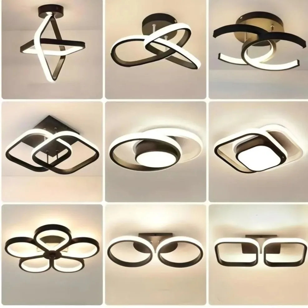 LED Strip Aisle Ceiling Lights Modern Minimalist Living Room Lamps For Balcony Entrance Staircase Home Decor corridor lamp
