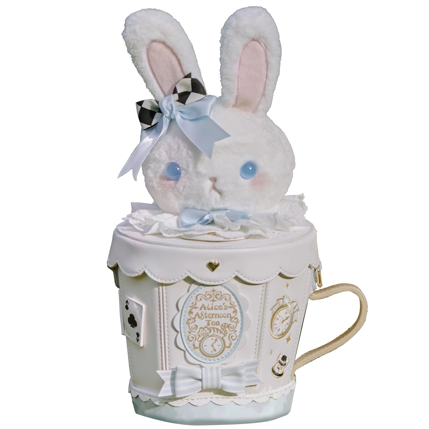 Japanese Original Lolita Cartoon Cute Rabbit Plush Shoulder Bag Sweet Kawaii Jk Uniform Oblique Span Bag
