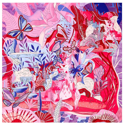 130CM Silk Scarf Women Horse Head Print Stoles Square Scarves Wraps Large Bandana Kerchief Hijabs Female Silk Foulards Sjaal