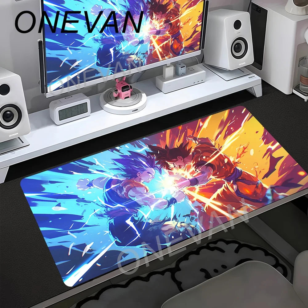 Game E-sports Special Table Mat Animation Non-slip Pad Oversized Dragon Ball Computer Keyboard Pad Son Goku Rubber Mouse Pads