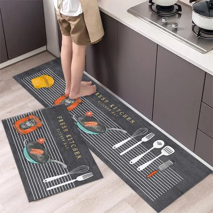 Non-slip Kitchen Carpets for Living Room Long Area Rug Kitchen Floor Mat Carpets Entrance Door Mat Hom