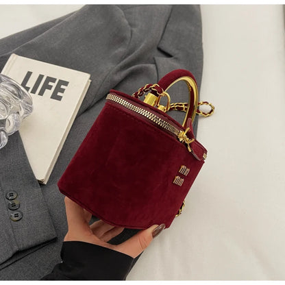 New Frosted Handbags Women's Square Bags Mini Lipstick Cosmetics Packs Ladies Handbags and Purse Niche Shoulder Crossbody Bags