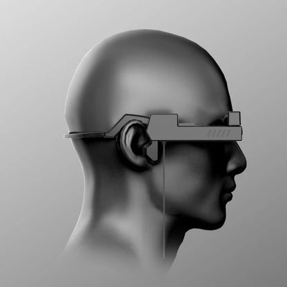 Remote Collaboration Video Conference Live Broadcast AR Smart Glasses/Ar Head Display/Industrial Inspection Head-Mounted black