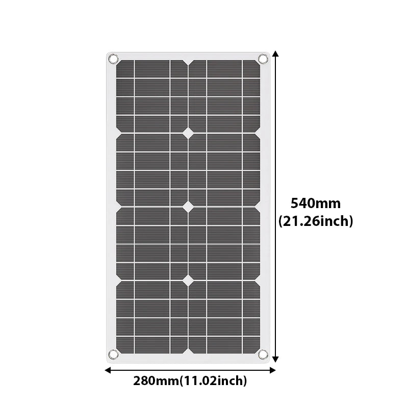 600W Solar Panel Kit 12V/18V with Controller - Portable High-Efficiency Charger for Camping RV Phone Power Station Off-Grid