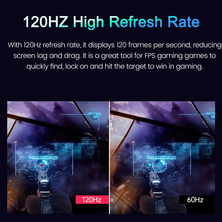 16 Inch 4K 120Hz Touchscreen Portable Monitor 100%DCI-P3 500Nit 16:10 HDR FreeSync Screen Game Display For PC XBox PS4/5 Switch