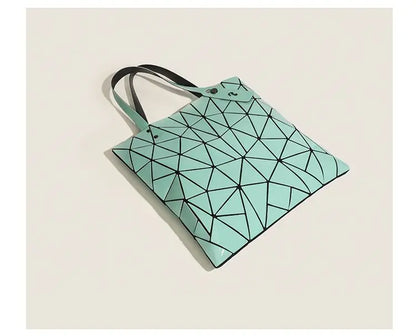 Luminous Bag Reflective Geometric Bags for Women 2024 Quilted Shoulder Bags Totes Female Handbags Bolsa Feminina Sac À Main