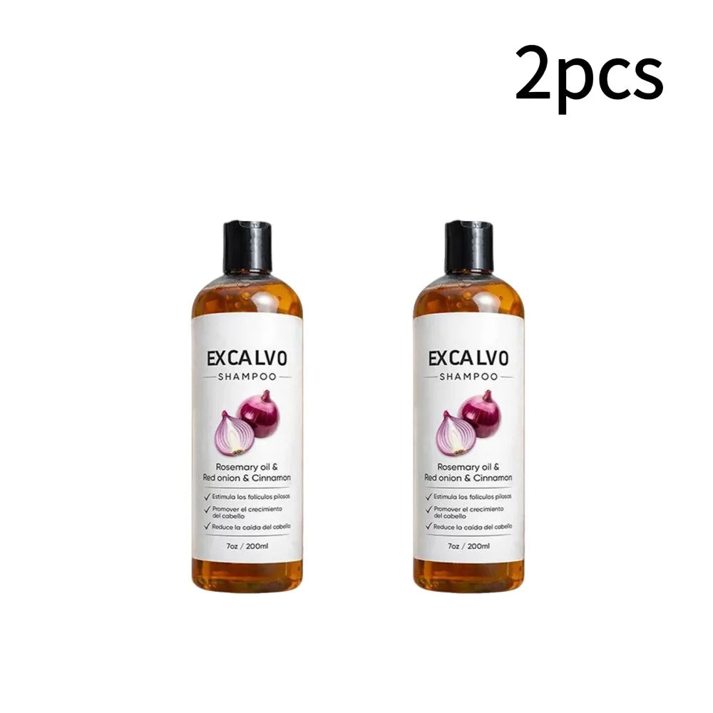 Rosemary Red Onion Shampoo 200ml Men's Thickening Nourishing Moisturizing Hair Care Oil-control for Dry Damaged Hair Daily Use