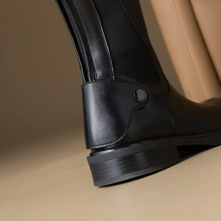Womens Equestrian Supplies Long Boots Trend Equestrian Boots Riding Equipment Non-Slip Ultra Footwear Resistant Horse Rider Shoe