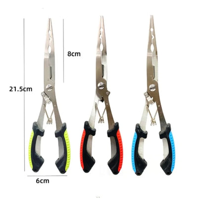 Fishing Pliers - Multifunctional Hook Remover, Line Cutter & Ring Opener