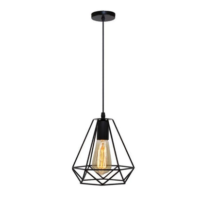 Vintage Pendant Lamp Iron Frame Ceiling Lighting Paint Restaurant Teahouse Chandelier Indoor Wrought Metal Modern Pendant Lights