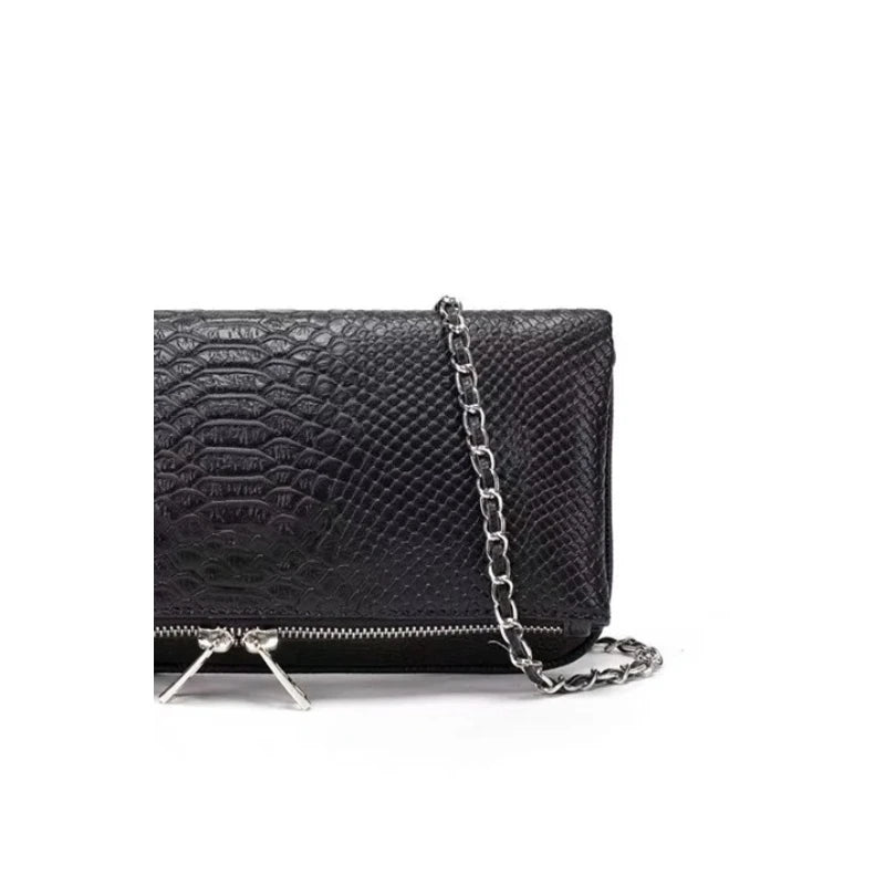 New Fashion Women Envelope Bag PU Leather Retro Crossbody Bag Luxury Design Ladies Shoulder Bag