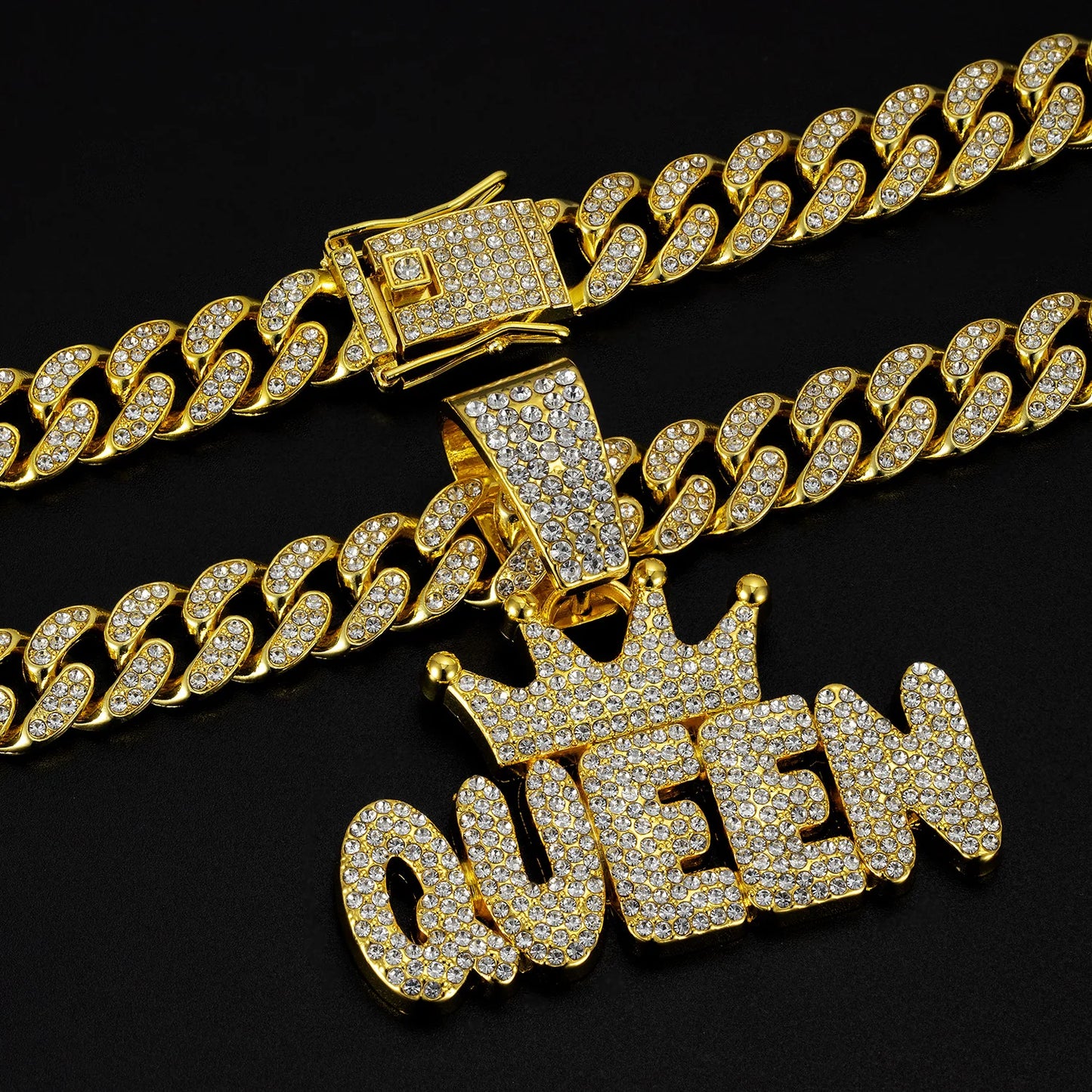 Cuban Dog Chain, Alloy Pet Dog Collar, Gold Necklace for Small to Large Dogs CEO BOSS Luxury Pendant Jewelry Accessory 2026 NEW