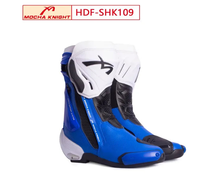 Riding Boots, Motorcycles, All Season Waterproof Riding Shoes, Off-Road Competitive Track Motorcycles, Men's and Women's Styles