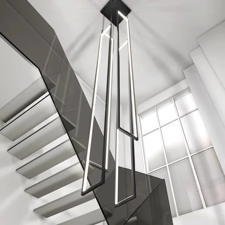 Modern Stair Chandelier Pendant Lights Indoor Lighting Ceiling Lamp Hanging Light Led Chandeliers for Living Room Indoor Lightin