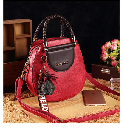 Vintage Women's Bag Luxury Designer Boston Style Women Shoulder Bag High Quality Fashion Crossbody Bags Female Handbags