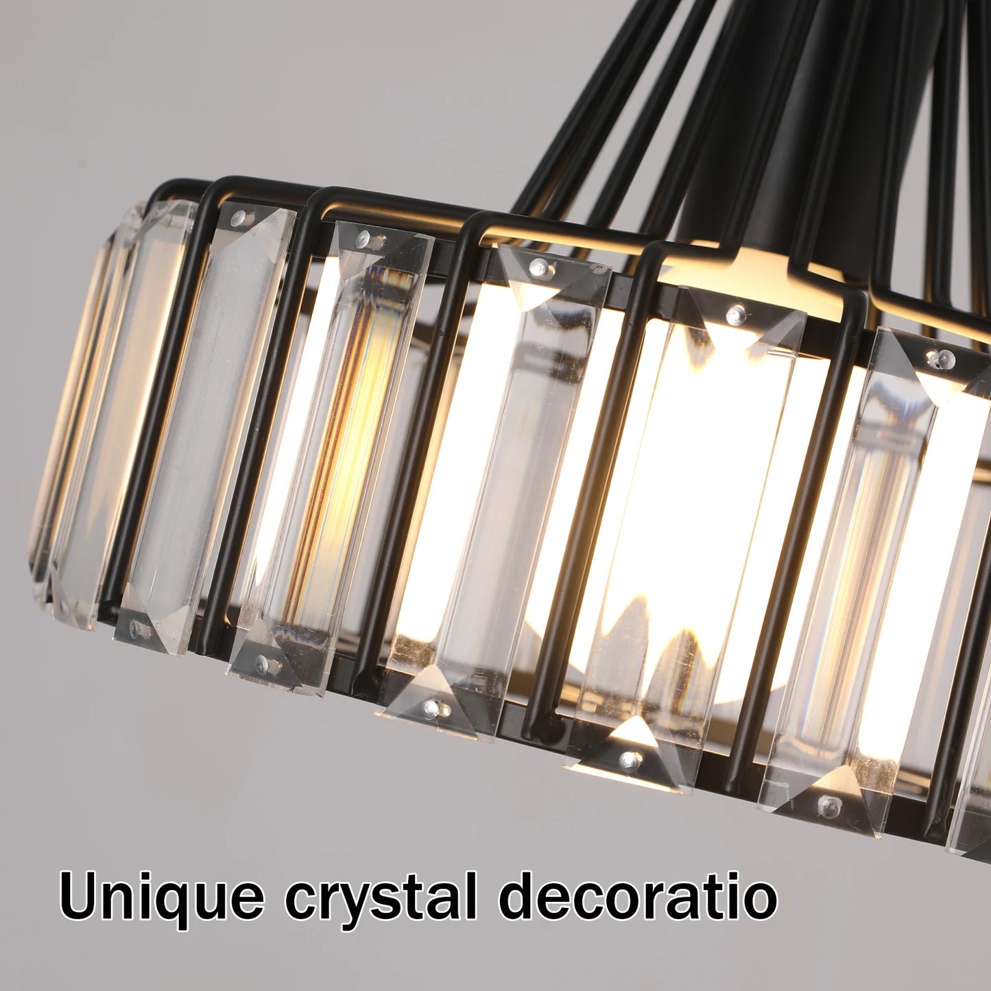 Crystal Pendant Lights Indoor Bedroom Ceiling Chandeliers Lamps Nordic Loft Loby Hanging Light Fixture Hotel Hall Decor Led Lamp