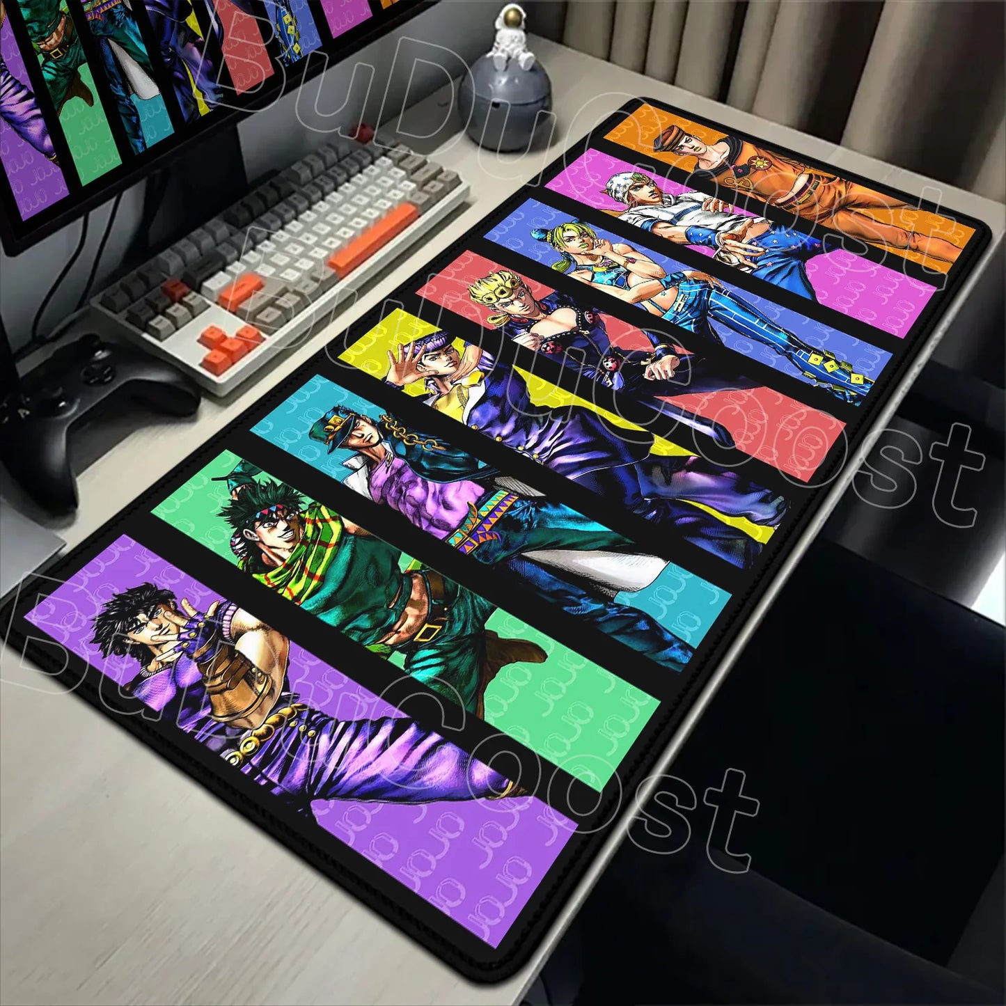 HD J-Jojo B-Bizarre A-Adventure Mouse Pad Gaming 900×400mm Mousepad Xxl Mouse Mat Offices Accessories Keyboard Pad Computer Desk