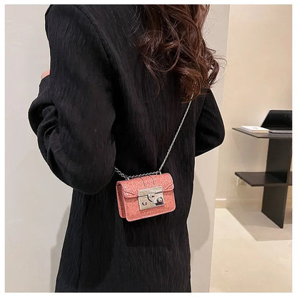Chain Female Bag Mini Summer Crossbody Bags for Women Fashion Luxury Designer Handbag Women's 2025 Trend Woman Shoulder Purse