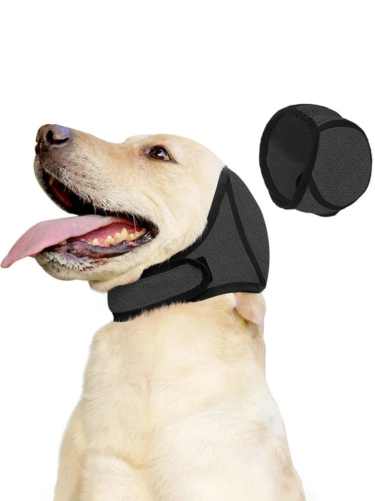 Dog Noise Reduction, Sound Insulation, Ear Muffs, Swimming Waterproof Headgear, Dog Emotional Soothing Headgear