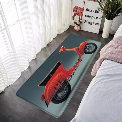 House Entrance Doormat Motorcycle Hallway Carpet Living Room Rugs V-Vespas Foot Carpets Bath Rug Floor Mats Non-slip Home Decor