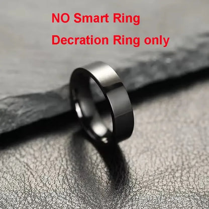 2026 New Smart Ring Heart Rate Blood Pressure Sleep Monitoring Motion Tracking IP68 Waterproof Men Women Smart Ring Holiday Gift