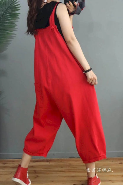 Denim Jumpsuits Women Straight Pants One Piece Outfit Women Rompes Loose Korean Style Casual Vintage Playsuits Women Clothing