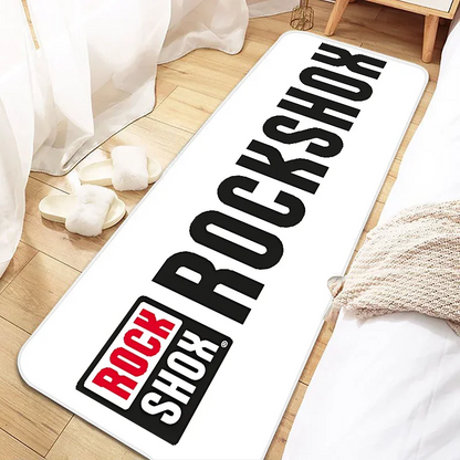Rock Shox Mountain Bike Door Mat Entrance Non-slip Washable Kitchen Carpet Living Room Hallway Rugs Bathroom Bath Door Mats